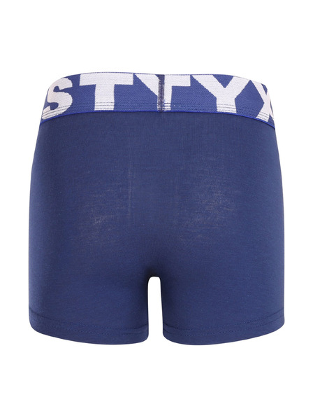 Styx Dječje bokserice Styx sportska guma tamno plave