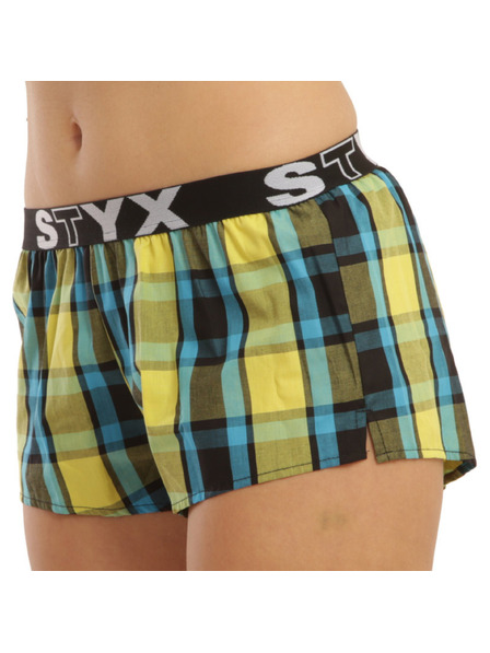 Styx Ženske bokserice Styx sportski elastičan pojas šarene
