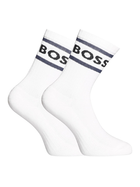 BOSS Komplet od tri - čarape BOSS visoke bijele