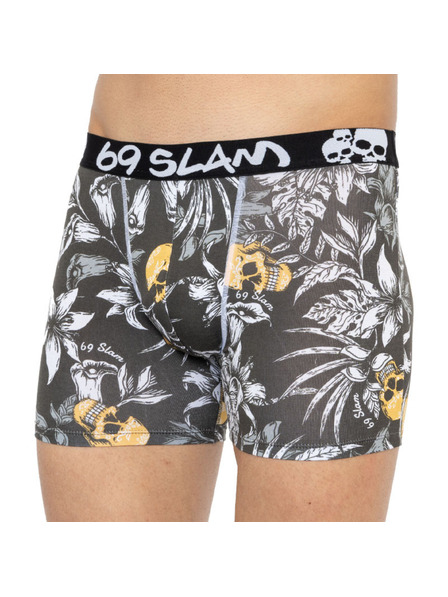 69slam Muške bokserice 69SLAM fit bamboo wild garden