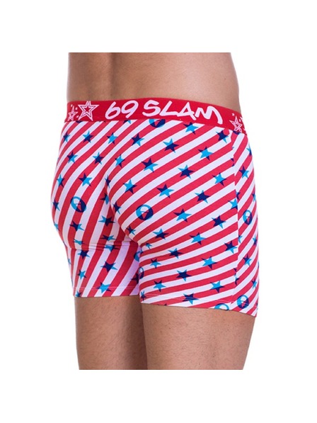 69slam Muške bokserice 69SLAM Fit Bamboo Logo & Lines