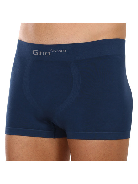 gino Muške bezšavne bambusne bokserice Gino petrol