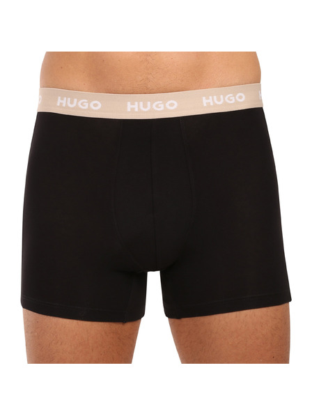 HUGO Set od troje - muške bokserice HUGO crne