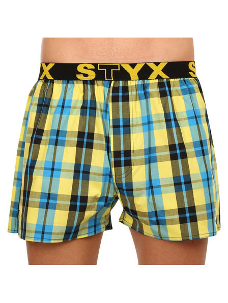 Styx Komplet od tri - muške kratke hlače Styx sportska guma višebojne