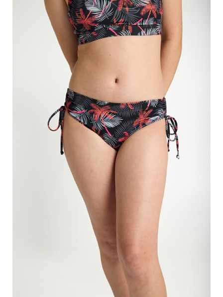 Modibodi Djevojčje menstrualne plivačke Modibodi Teen High Bikini Jungle Palm Black donji dio