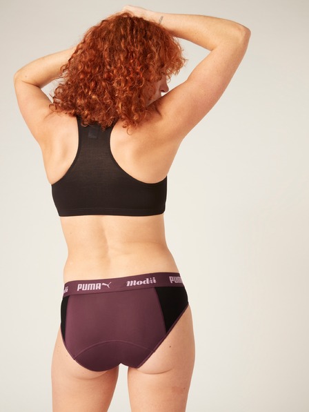 Modibodi Menstruacijske gaćice PUMA & Modibodi Active Brief Moderate-Heavy Grape