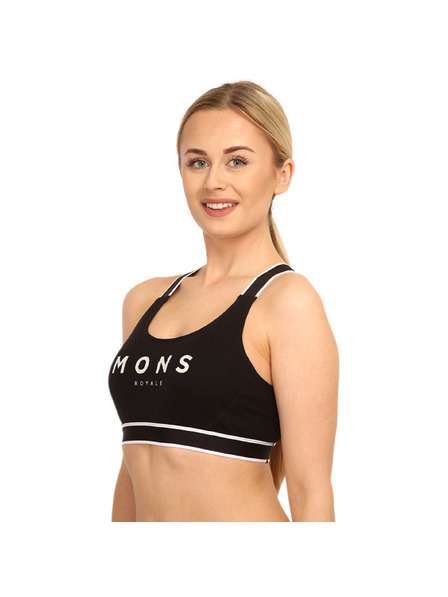 Mons Royale Ženski grudnjak Mons Royale merino crn