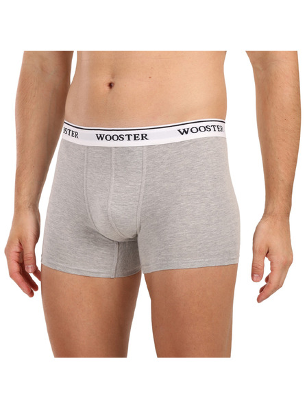 Wooster Set od tri - muške bokserice Wooster sive