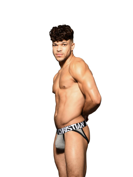 Andrew Christian Muške jocksy Andrew Christian sive DOORBUSTER!