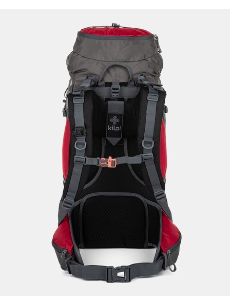 Kilpi Sivo-crveni unisex sportski ruksak Kilpi ECRINS (45+5 l)