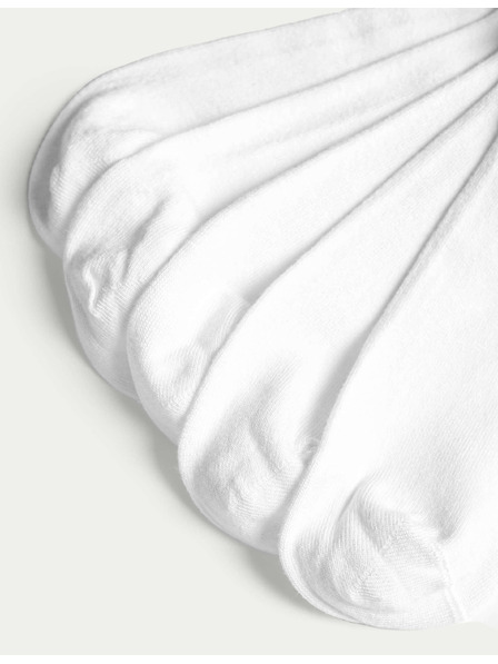 Marks & Spencer 5 pari nisko striženih čarapa Sumptuously Soft™ Marks & Spencer bijela