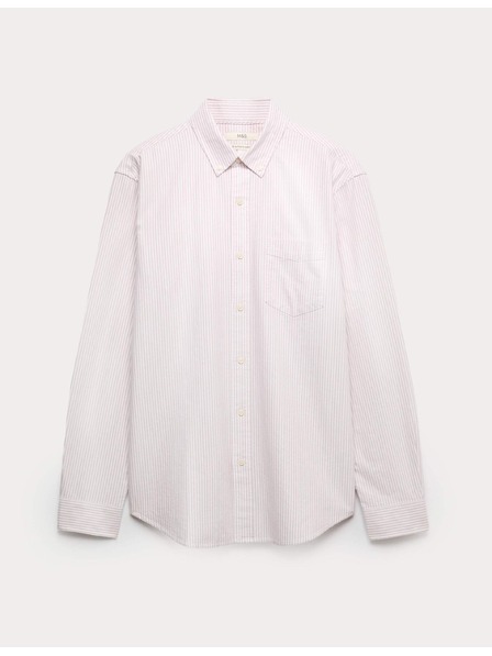 Marks & Spencer Prugasta oxford košulja Ultimate od čistog pamuka Marks & Spencer ružičasta