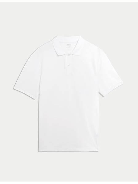Marks & Spencer Polo majica The Ultimate Pique Marks & Spencer bijela