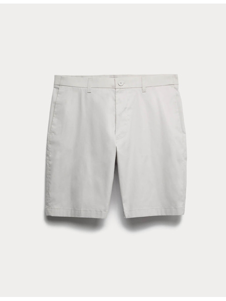 Marks & Spencer Lake chino kratke hlace uobičajenog kroja Marks & Spencer siva