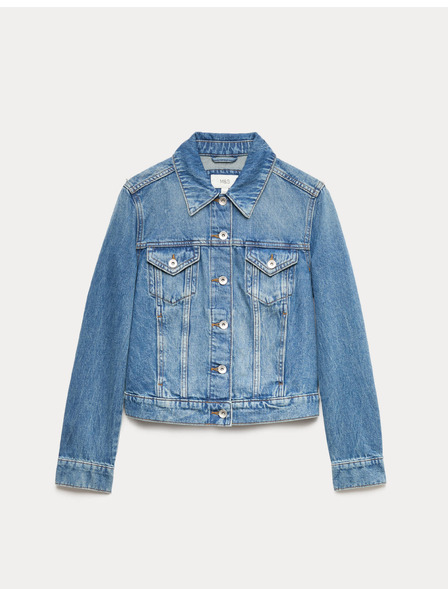 Marks & Spencer Denim jaknu od smjese liocela Marks & Spencer mornarsko plava