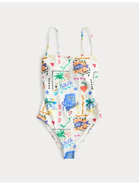 Marks & Spencer Bandeau kupaće kostime s uzorkom Marks & Spencer višebojne
