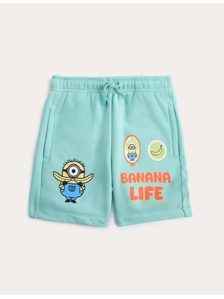 Marks & Spencer Kratke hlače s visokim udjelom pamuka i grafikom Minions™ (2–8 godina) Marks & Spencer zelena