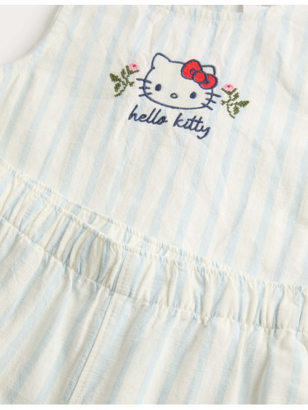 Marks & Spencer Dvoodijelni outfit s motivom Hello Kitty™ od čiste pamuke (2–8 godina) Marks & Spencer kremasta