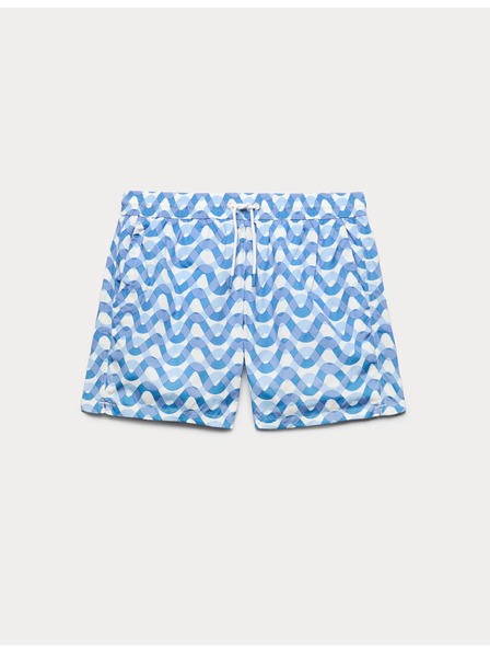 Marks & Spencer Brzo sušeće kupaće šorce s printom Marks & Spencer plava