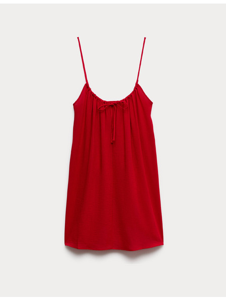 Marks & Spencer Rastegljive mini haljine s vezanjem sprijeda Marks & Spencer crvena
