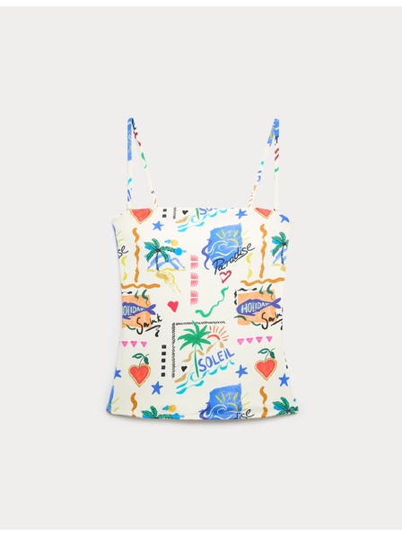 Marks & Spencer Tankini majica sa nabinama i printom Marks & Spencer viševrsta
