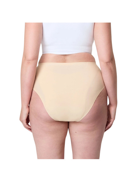WUKA Menstruacijske gaće Wuka bez šavova Stretch Midi Brief Heavy bež