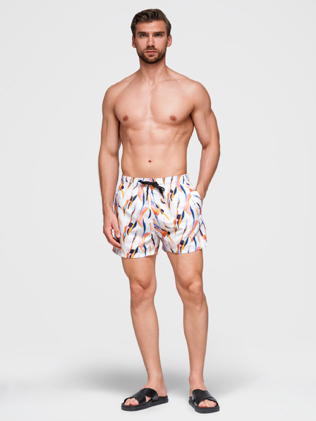 Ombre Clothing Narančasto-bijeli muški kupaći kostimi s uzorkom Ombre Clothing
