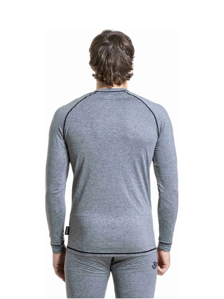 Meatfly Meatfly muška termo majica Avery Charcoal Heather