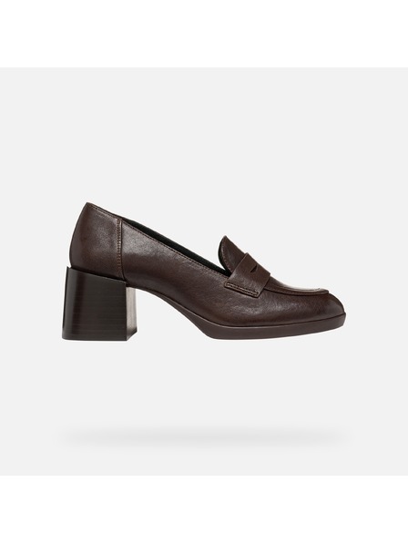 Geox Tamno smeđa ženska obuća na petu Geox Walk Pleasure 55T