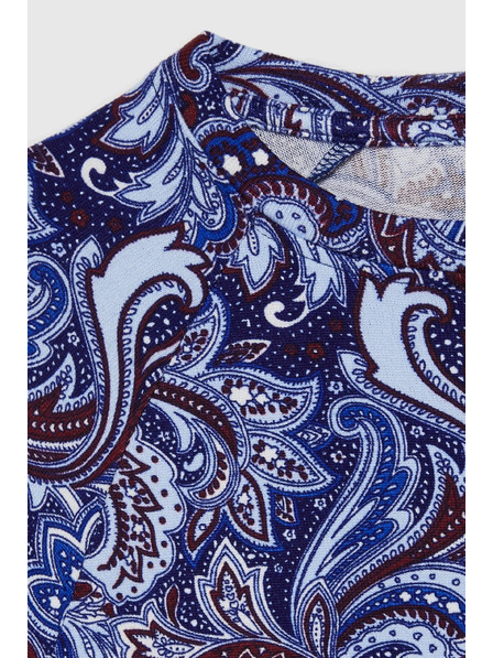 Moodo Bluza sa paisley uzorkom tamno plava Moodo