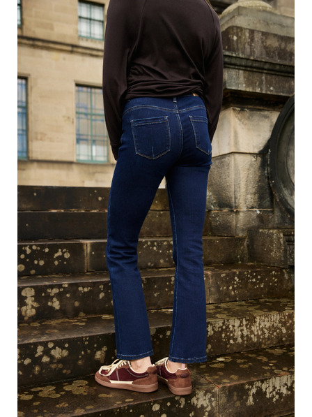 Moodo Bootcut farmerke tamno plave Moodo