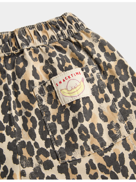 Marks & Spencer Hlače sa balon nogavicama, s visokim udjelom pamuka, s leopardskim uzorkom (2–8 godina) Marks & Spencer smeđa