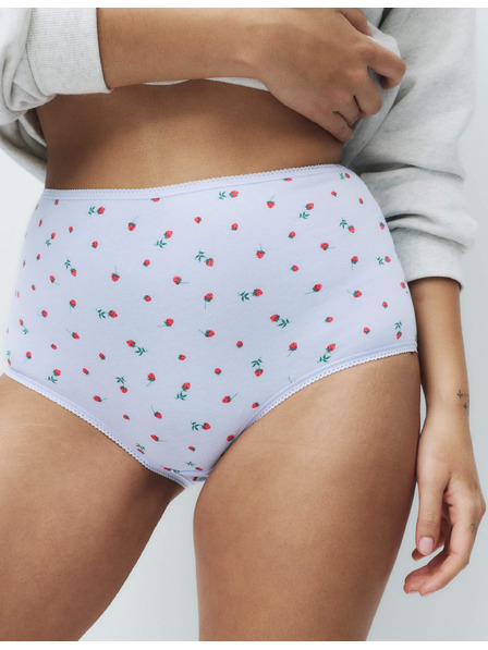 Marks & Spencer Gaćice visokog struka s printom od pamuka Lycra™, 5 kom. Marks & Spencer plava