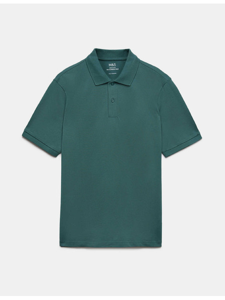 Marks & Spencer Polo majica The Ultimate Pique Marks & Spencer zelena