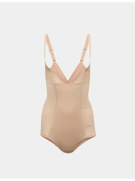 Marks & Spencer Nosite vlastiti grudnjak Body Marks & Spencer Beige Sheer Striped Reinforcement Body