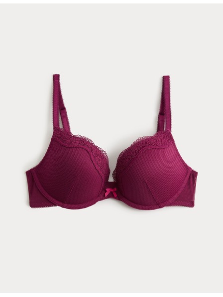 Marks & Spencer Čipkani push-up podgrudi Jasmine s kostijima, (vel. A–E) Marks & Spencer ružičasta