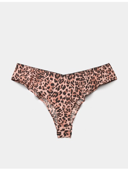 Marks & Spencer Francuske gaćice Clara Papertouch s leopard printom Marks & Spencer narančasta