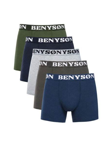 Benysøn Set od pet - muške boksarice Benysøn višebojne