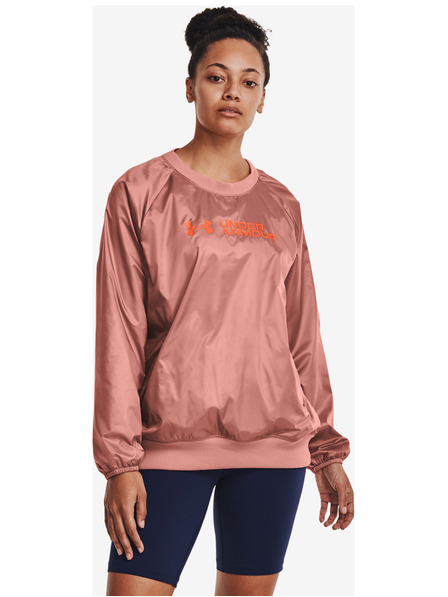 Under Armour Ženska majica s kapuljačom Under Armour Recover Storm Woven Shine Crew