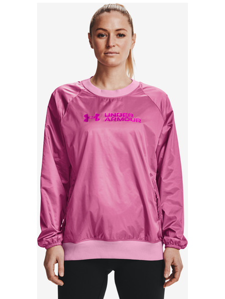 Under Armour Ženska majica s kapuljačom Under Armour Recover Storm Woven Shine Crew