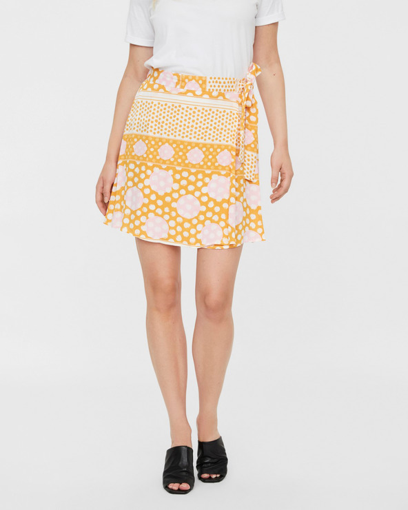 Vero Moda Anna Suknja žuta narančasta