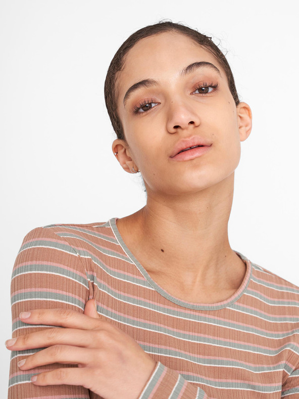 Noisy May Noisy May Stevie smeđa majica na pruge