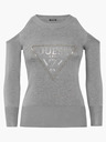 Guess Cut-Out Sleeves Triangle Logo Džemper
