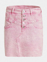 Guess růžová denimová sukně Suknja