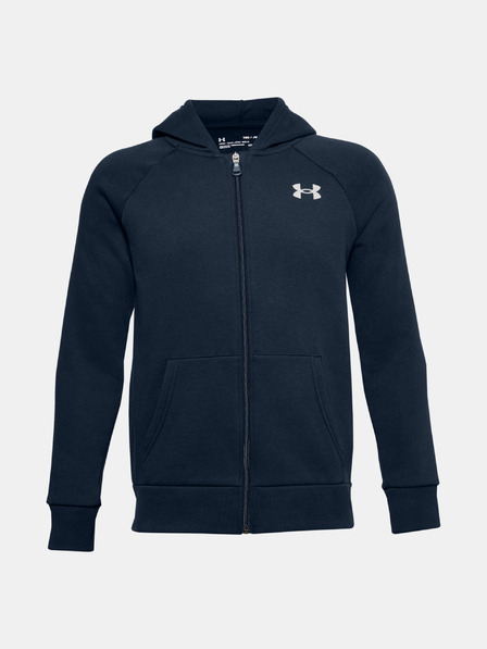 Under Armour Dječja dukserica Under Armour RIVAL COTTON FZ HOODIE