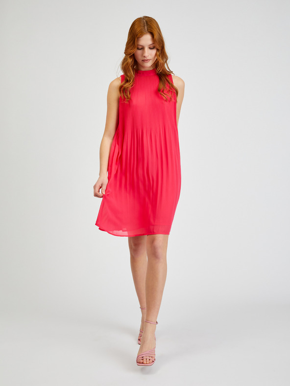 Orsay Tamno ružasta ženska naborana haljina ORSAY