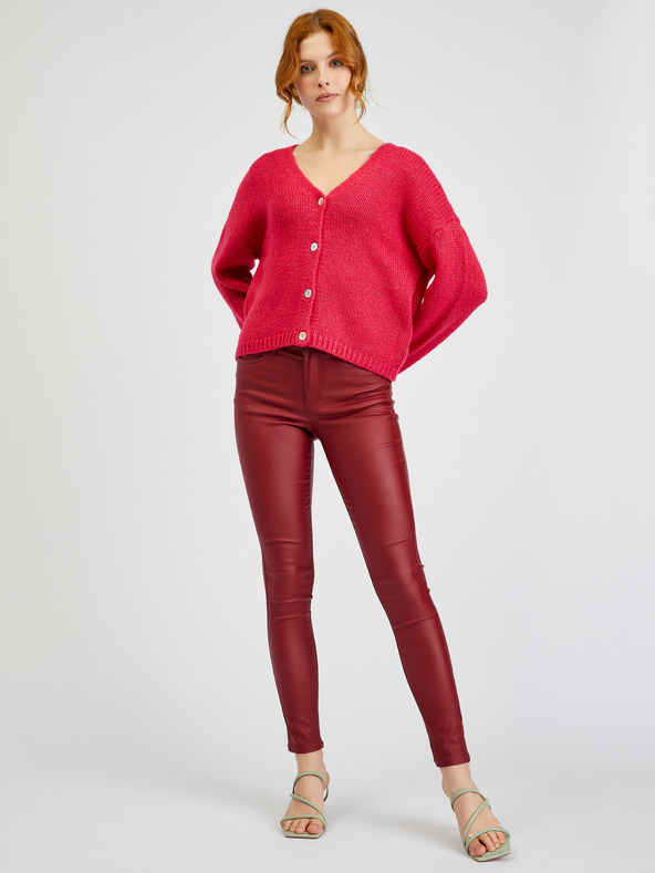 Orsay Tamnoružičasta ženska široka vesta ORSAY