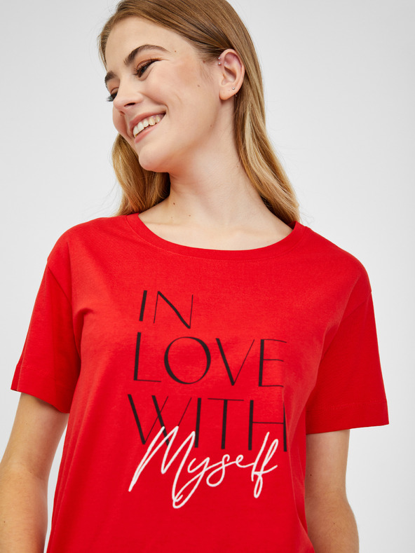 Orsay Crvena ženska majica ORSAY