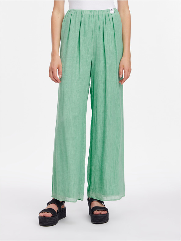 Calvin Klein Jeans Hlače zelena