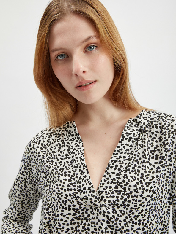 Orsay Crno-bijela ženska bluza s uzorkom ORSAY